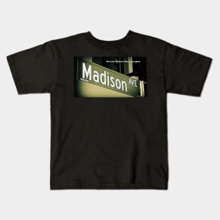 Madison Avenue, Pasadena, California by Mistah Wilson Kids T-Shirt